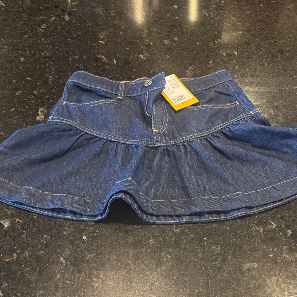 Denim Skirt with Flared Hem size 2 NWT